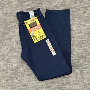 Wrangler Jeans Mens 35x36 Blue Cowboy Cut 13MWZ Original Fit Pro Rodeo Denim
